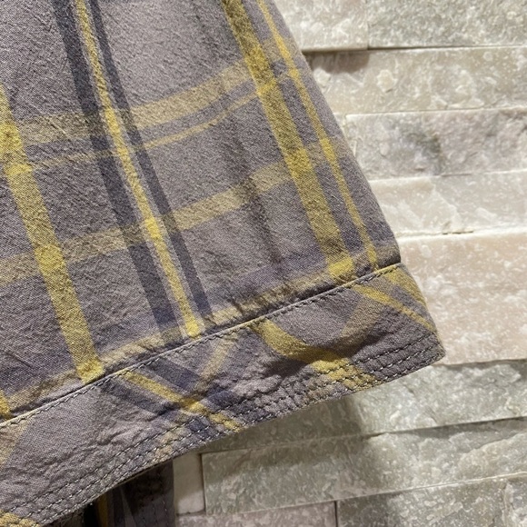 Harley Davidson Brown Button Down Plaid Shirt - Picture 5 of 9